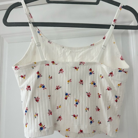 Floral White tank Top - Picture 2 of 5